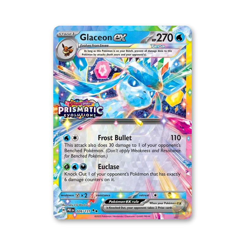 Glaceon ex (Prismatic Evolutions Stamp) - 026/131 (Miscellaneous Cards & Products)