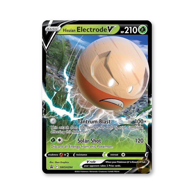 Hisuian Electrode V - SWSH294 (Sword & Shield Promo Cards)