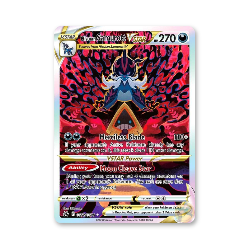 Hisuian Samurott VSTAR GG52/GG70 (Crown Zenith: Galarian Gallery)