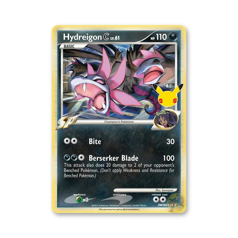 Hydreigon C lv.61 - SWSH138 (Sword & Shield Promo Cards)