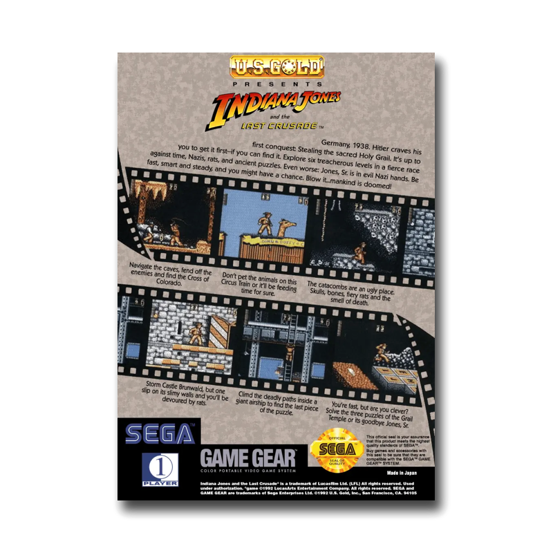 Indiana Jones and the Last Crusade (Sega Game Gear)