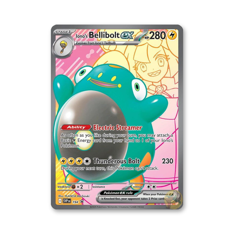 Iono's Bellibolt ex - 194 (Scarlet & Violet Promo Cards)