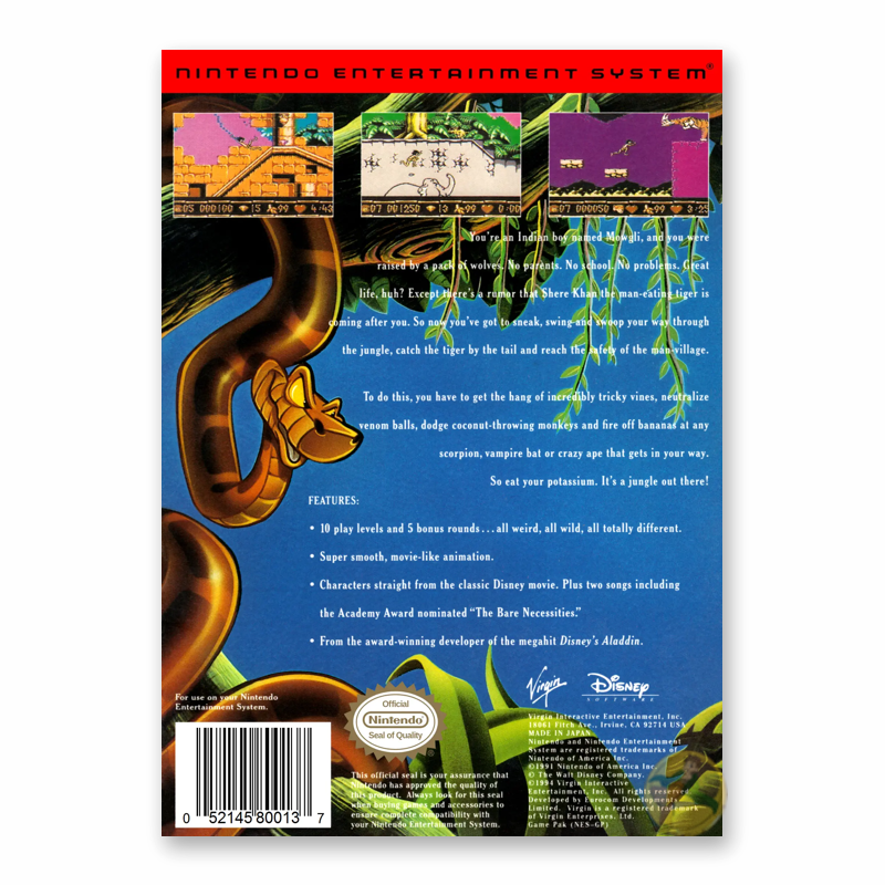 Jungle Book (Nintendo NES)