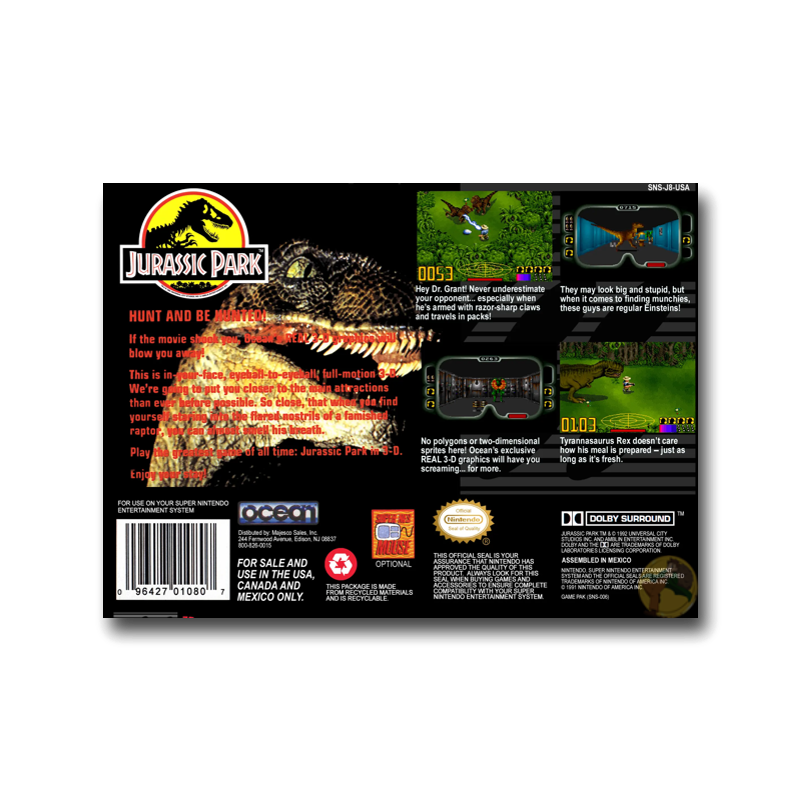 Jurassic Park (Nintendo SNES)