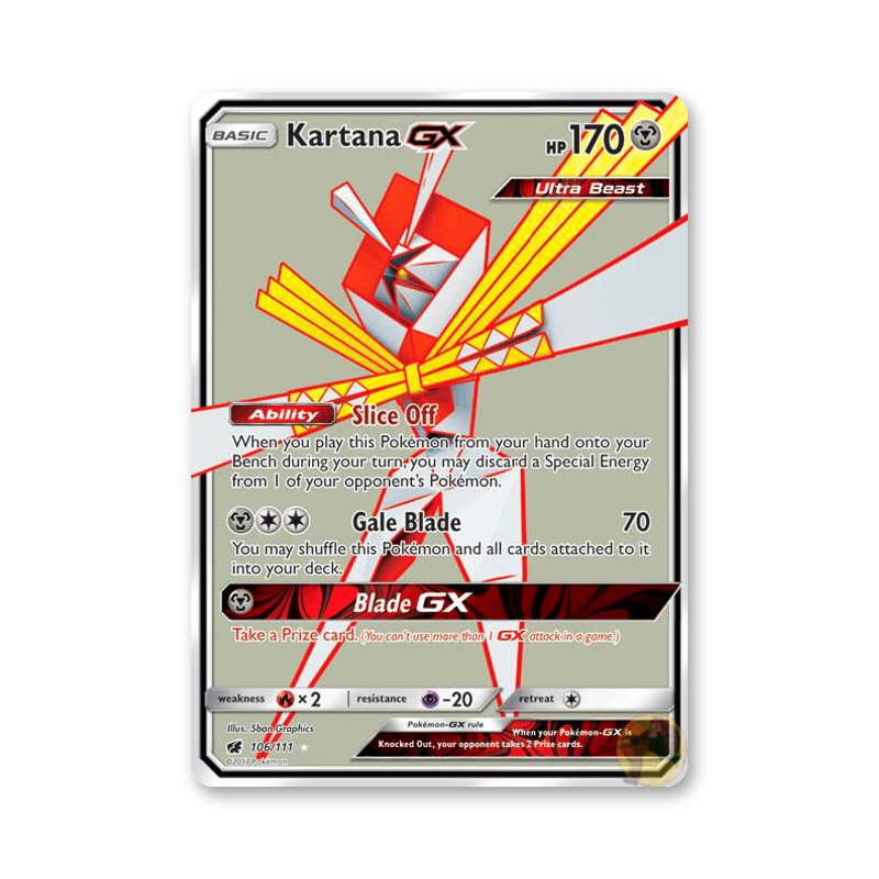 Kartana GX (Full Art) - 106/111 (Crimson Invasion)