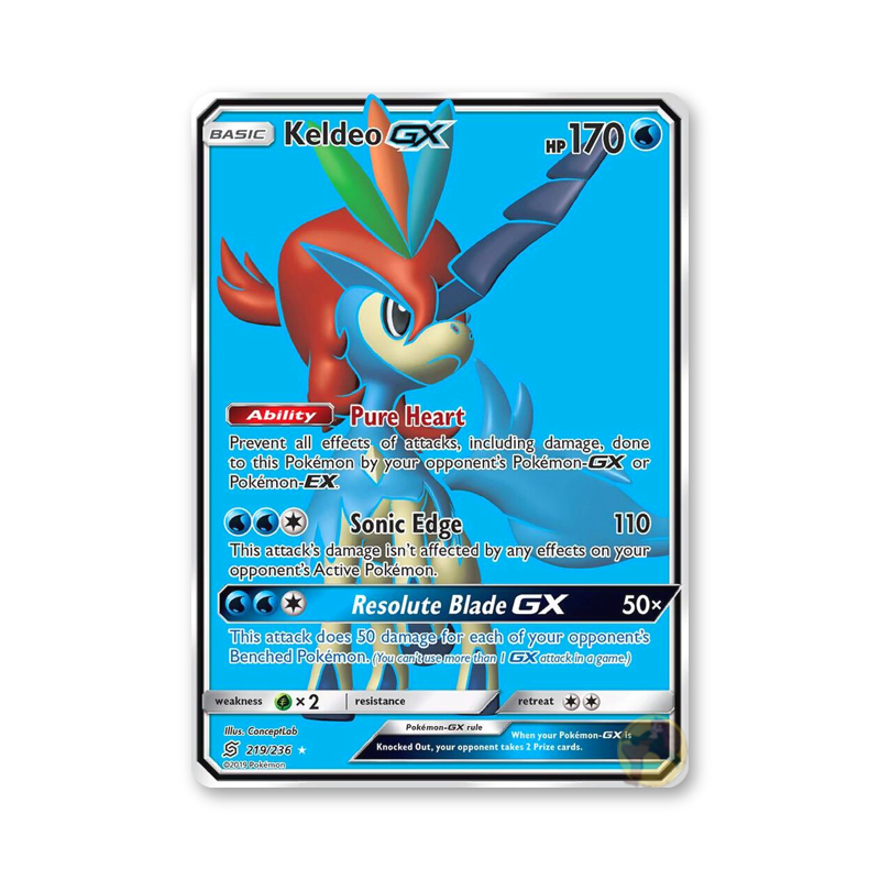 Keldeo GX (Full Art) - 219/236 (Unified Minds)