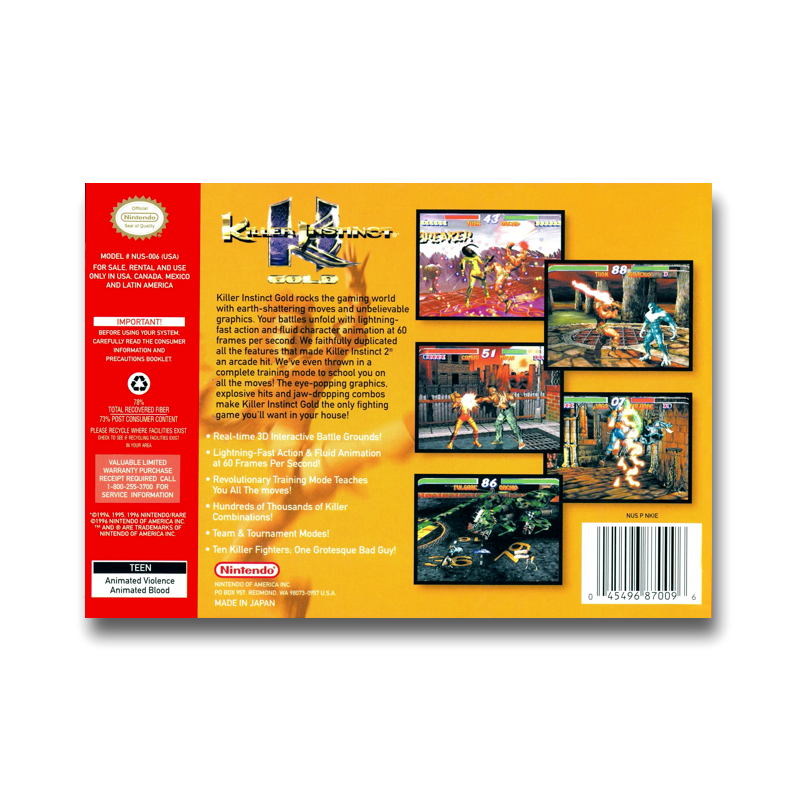 Killer Instinct: Gold (Nintendo 64)
