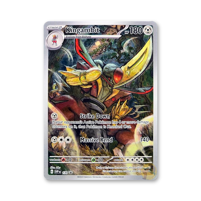 Kingambit - 130 (Scarlet & Violet Promo)