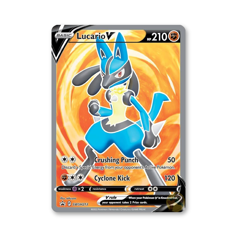 Lucario V - SWSH213 (Sword & Shield Promo Cards)