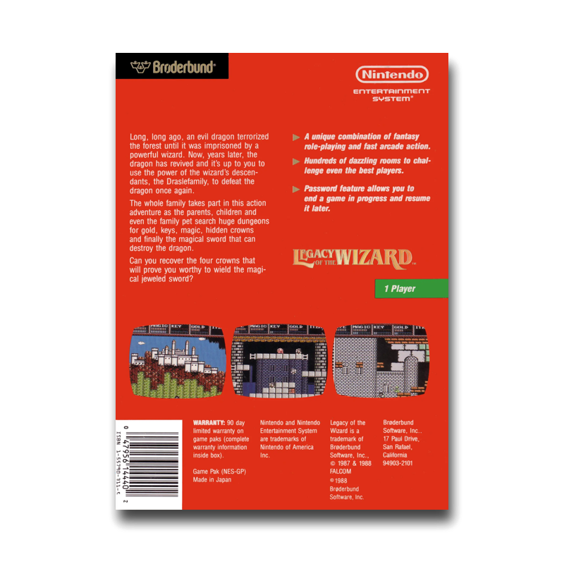 Legacy of the Wizard (Nintendo NES)