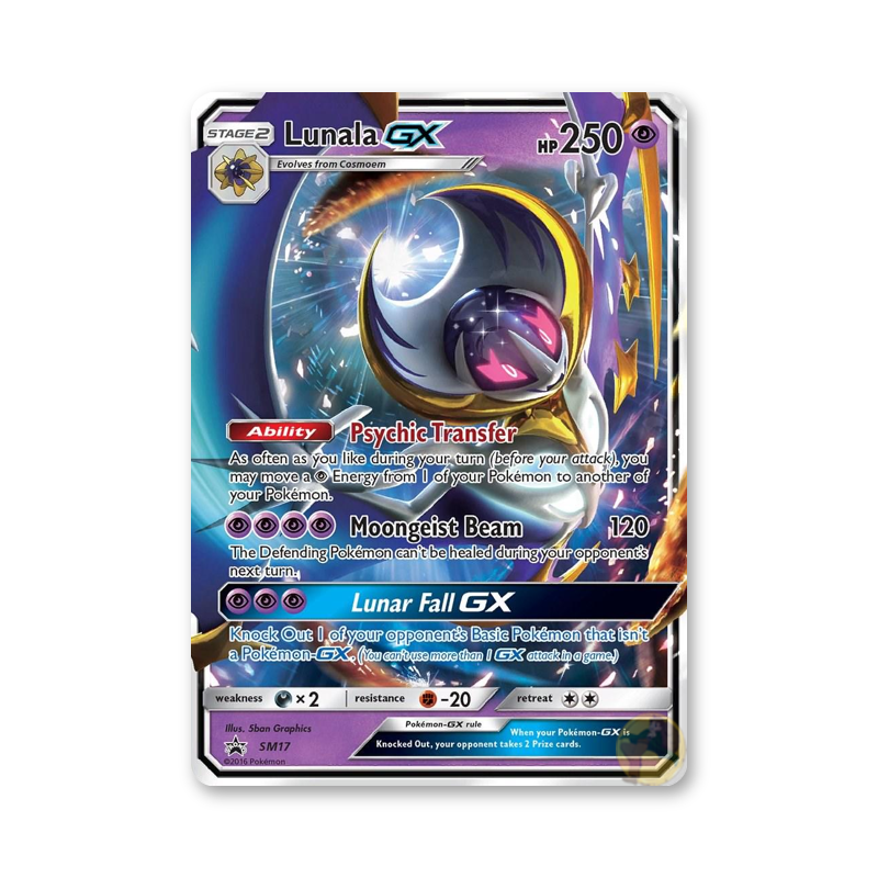 Lunala GX - SM17 (Sun & Moon Promo Cards)