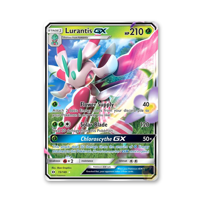 Lurantis GX - 15/149 (Sun & Moon Base Set)