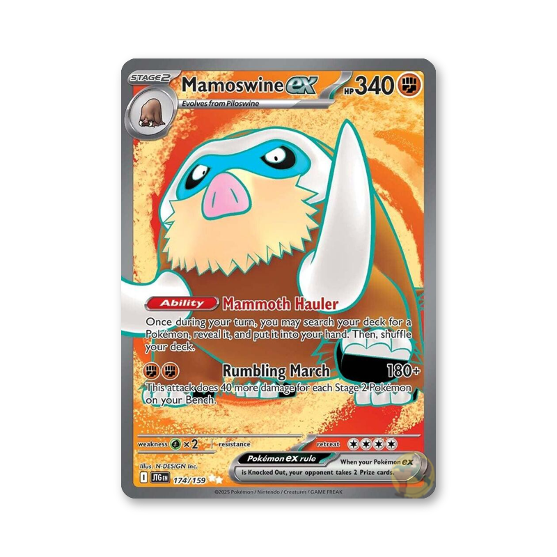 Mamoswine ex - 174/159 (Journey Together)