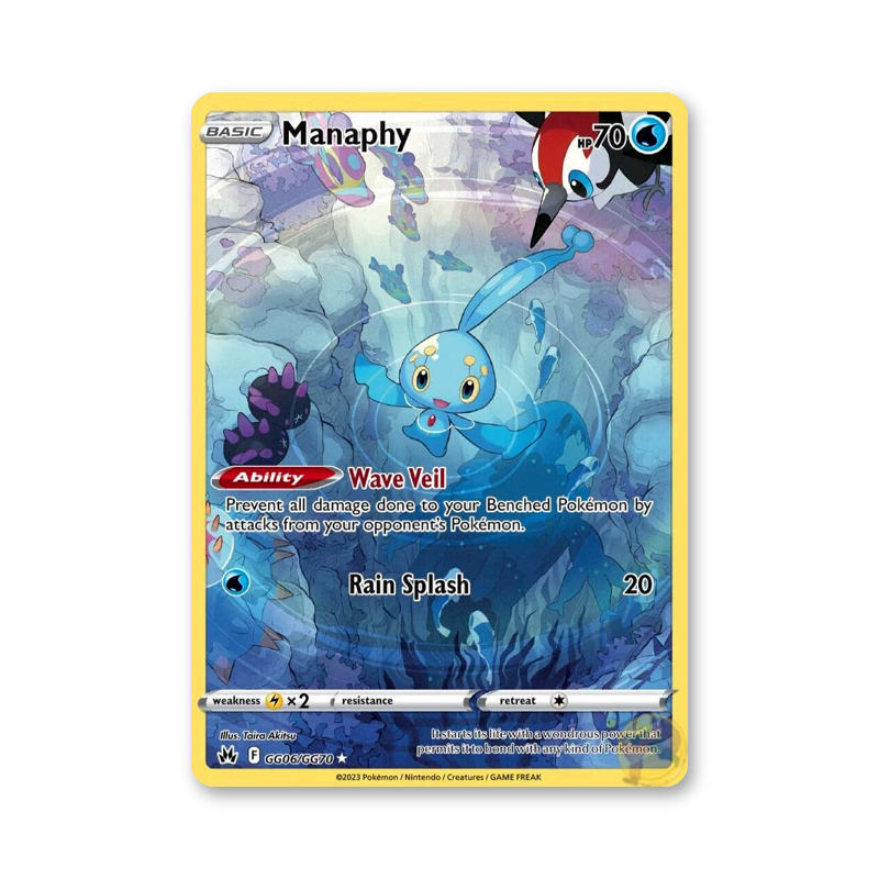 Manaphy - GG06/GG70 (Crown Zenith: Galarian Gallery)