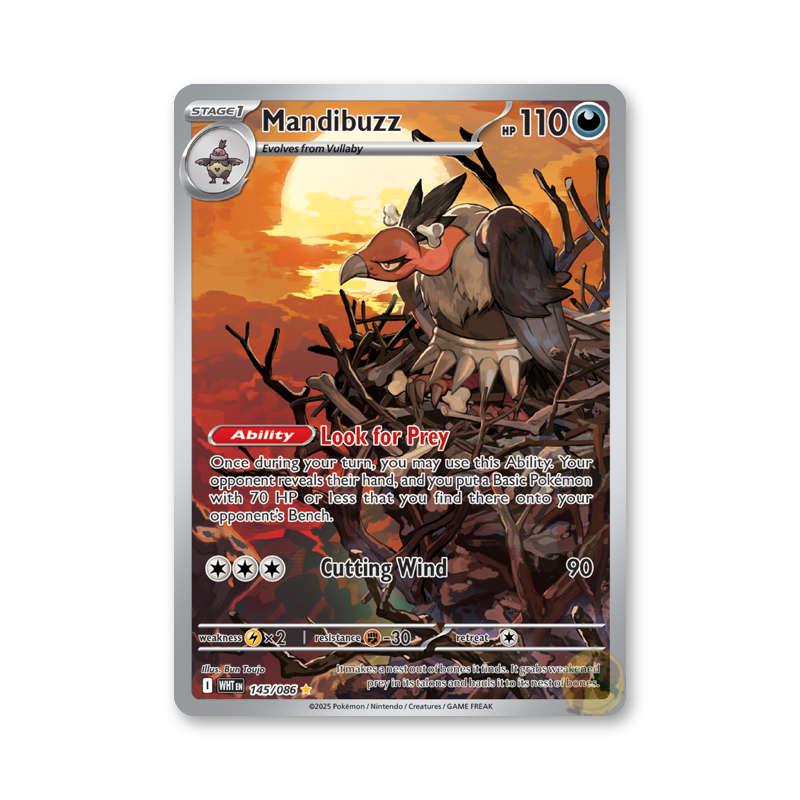 Mandibuzz - 145/086 (White Flare)