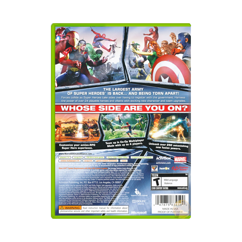 Marvel Ultimate Alliance 2 (Xbox 360)