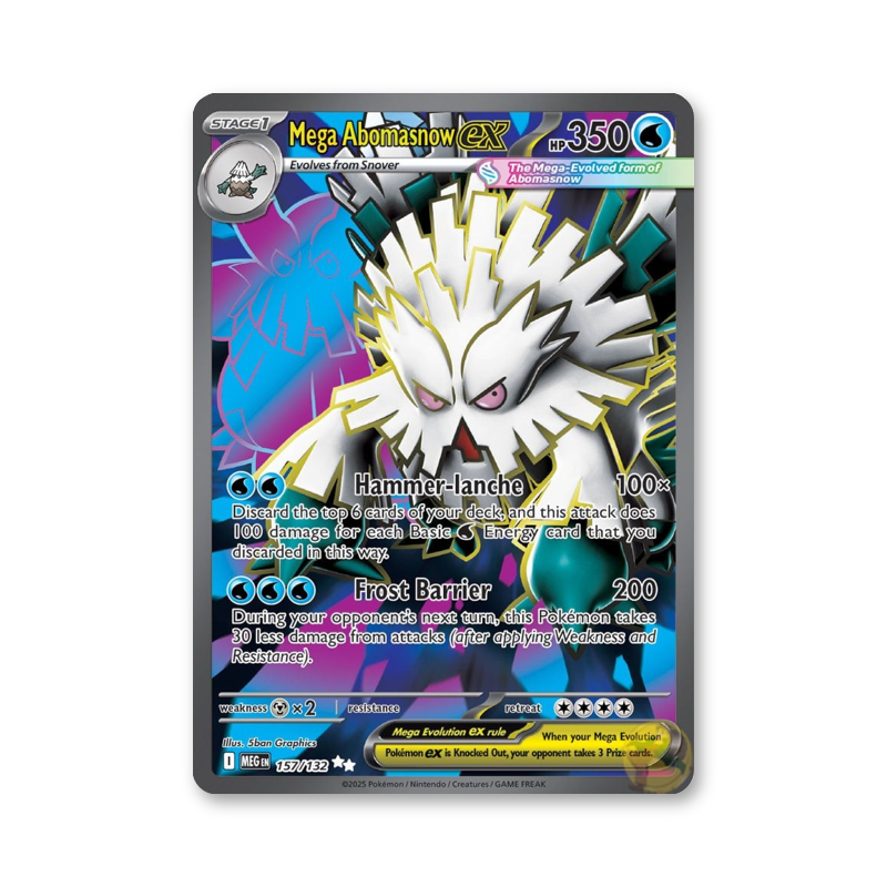 Mega Abomasnow ex - 157/132 (Mega Evolution Base Set)