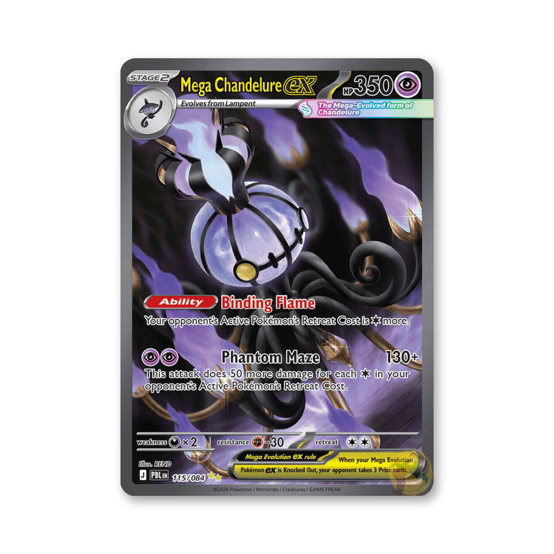 Mega Chandelure - 115/084 (Pitch Black)