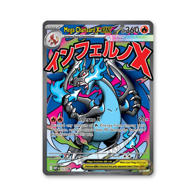 Mega Charizard X ex - 023 (Mega Evolution Promo)