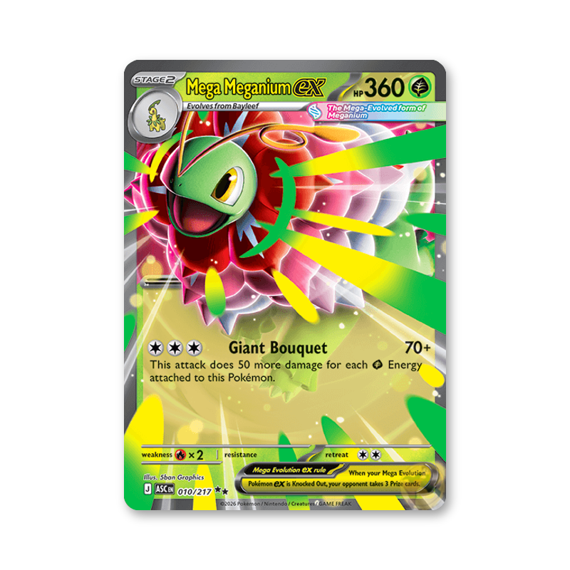 Mega Meganium ex - 010/217 (Ascended Heroes)
