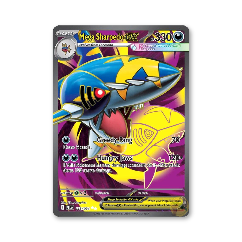 Mega Sharpedo ex - 113/094 (Phantasmal Flames)