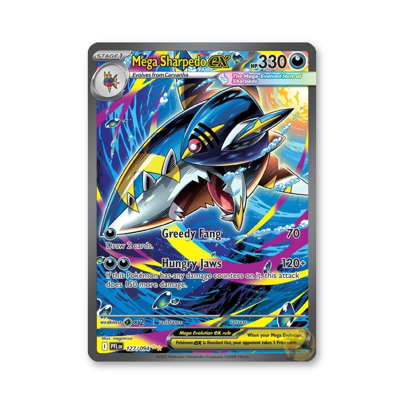 Mega Sharpedo ex - 127/094 (Phantasmal Flames)