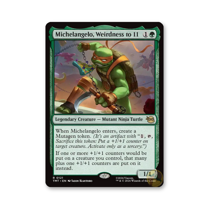 Michelangelo, Weirdness to 11 - 0121 (Teenage Mutant Ninja Turtles)