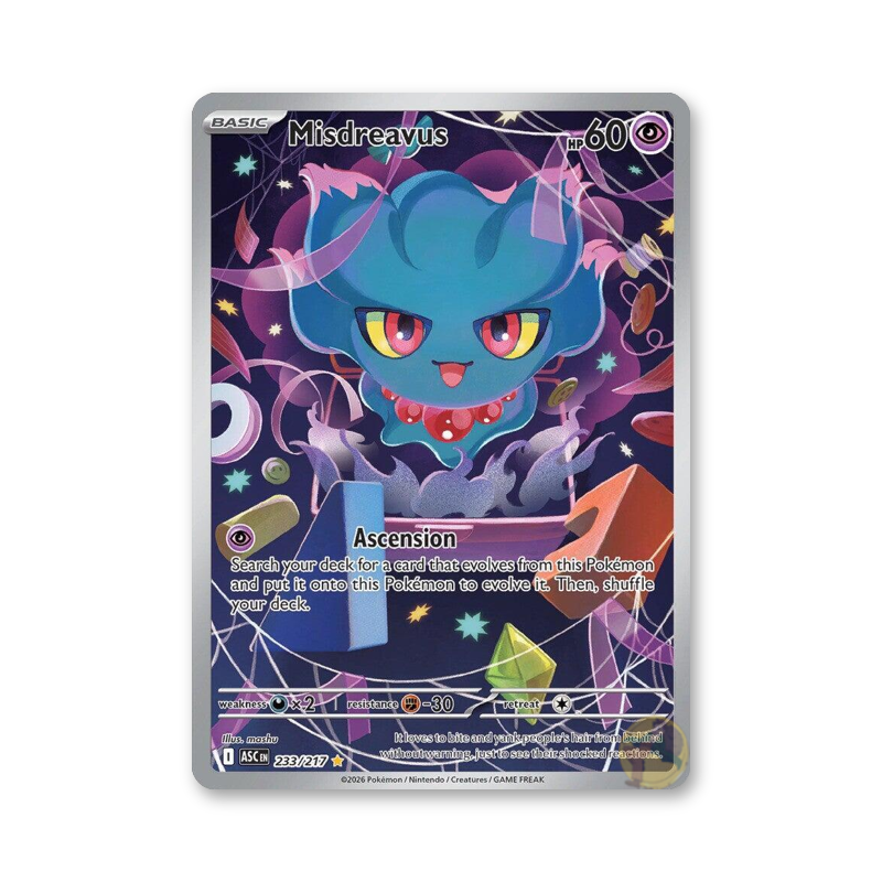 Misdreavus - 233/217 (Ascended Heroes)
