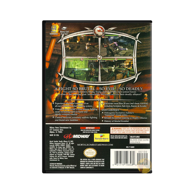 Mortal Kombat: Deadly Alliance (Nintendo GameCube)
