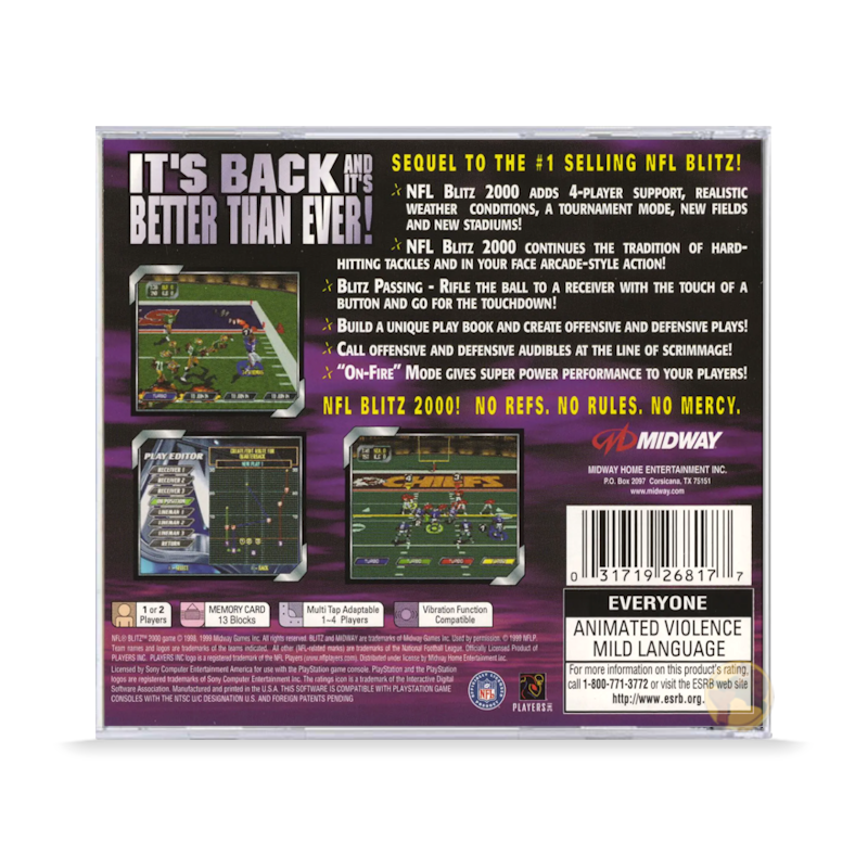 NFL Blitz 2000 (PlayStation 1)