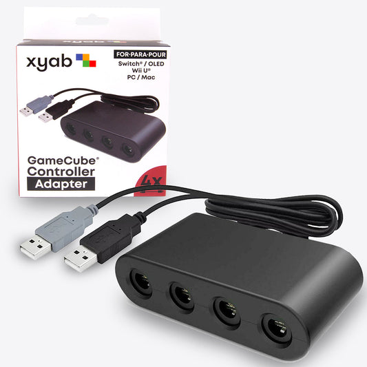 GameCube Controller Adapter for Nintendo Switch, PC, & MAC (XYAB)
