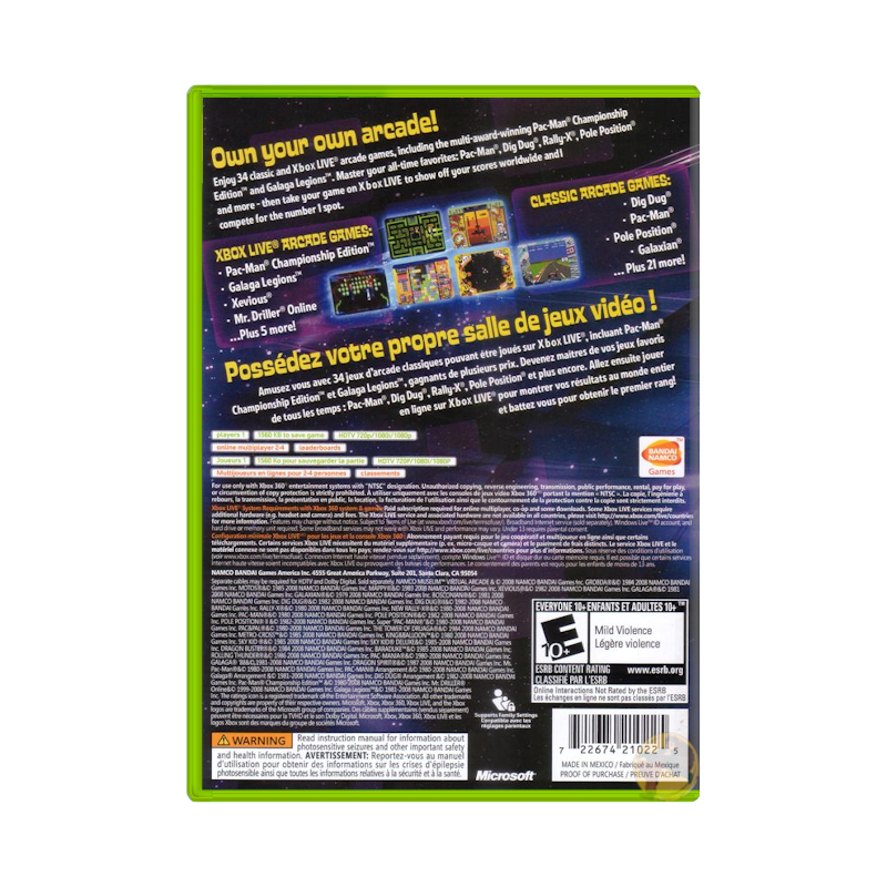 Namco Museum: Virtual Arcade (Xbox 360)