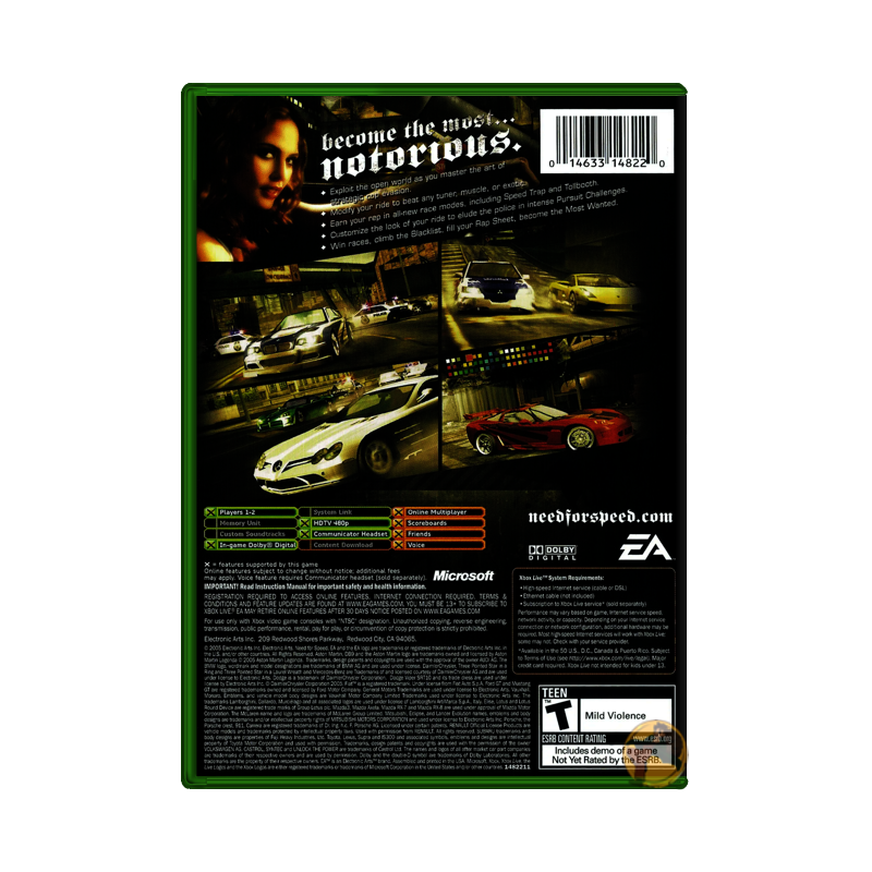 Need for Speed: Most Wanted (Microsoft Xbox)