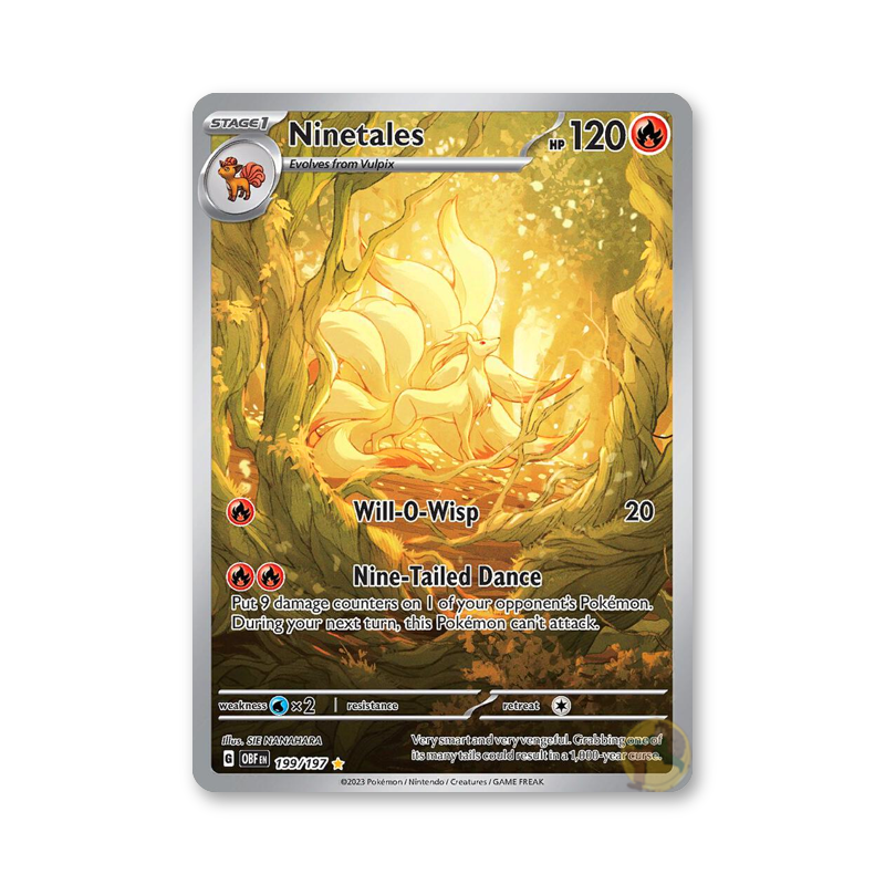 Ninetales 199/197 (Obsidian Flames)