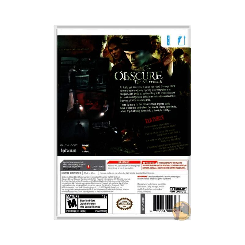 Obscure: The Aftermath (Nintendo Wii)