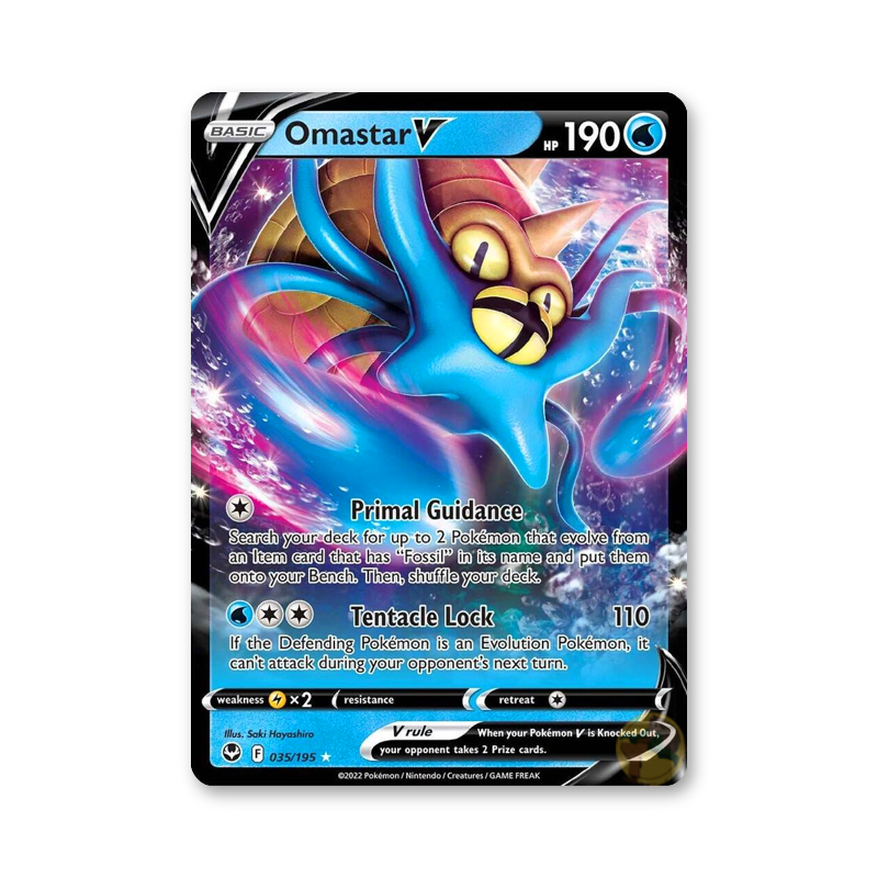Omastar V - 035/195 (Silver Tempest)