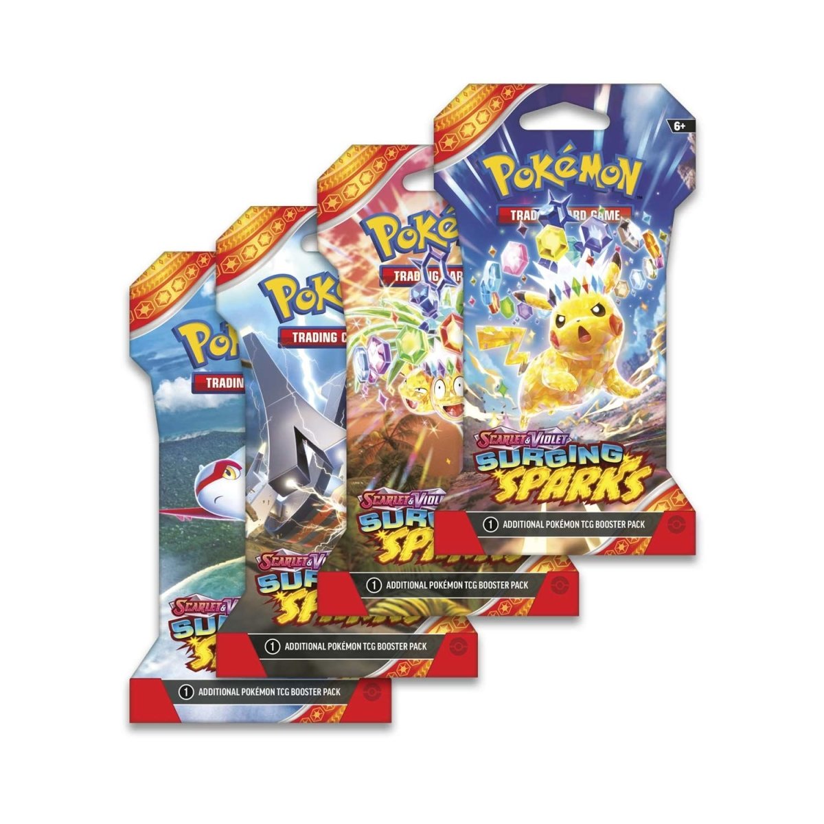 Pokmon TCG: Scarlet & Violet - Surging Sparks Sleeved Booster Pack (10 Cards) Pokmon TCG: Scarlet & Violet - Surging Sparks Sleeved Booster Pack (10 Cards)