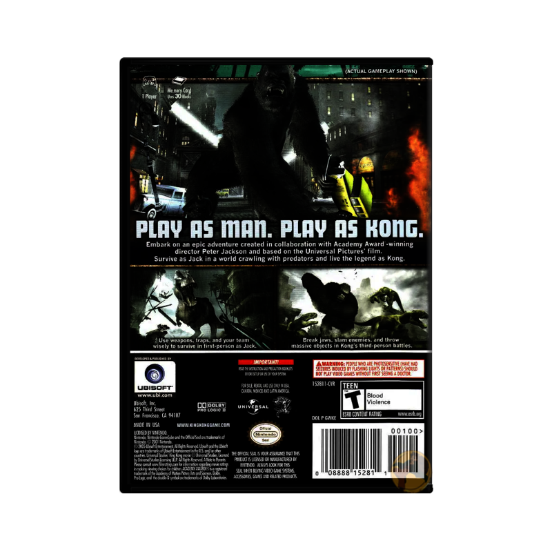 Peter Jackson's King Kong: The Official Game of the Movie (Nintendo GameCube)