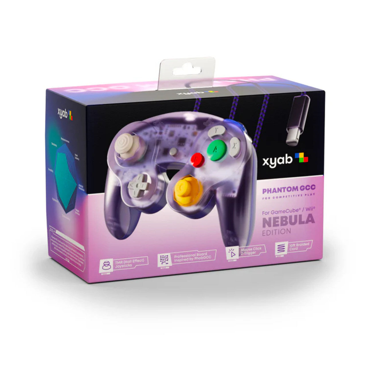 PHANTOM GCC Wired Controller for Nintendo GameCube (XYAB)