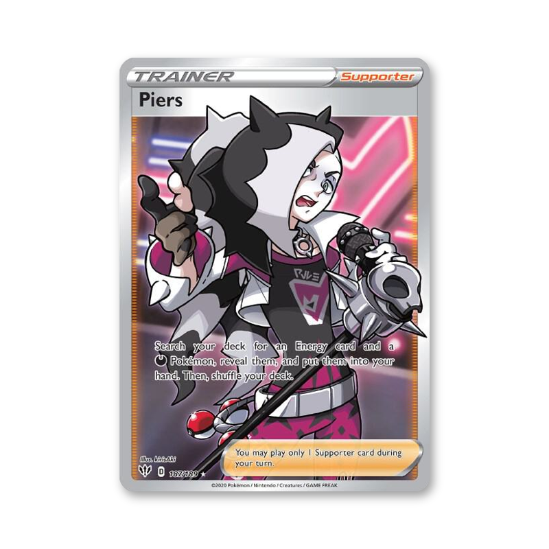 Piers (Full Art) - 187/189 (Darkness Ablaze)