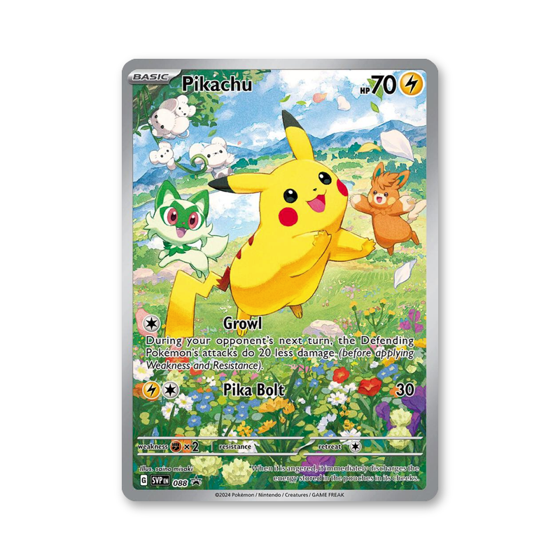 Pikachu - 088 (Scarlet & Violet Promo Cards)
