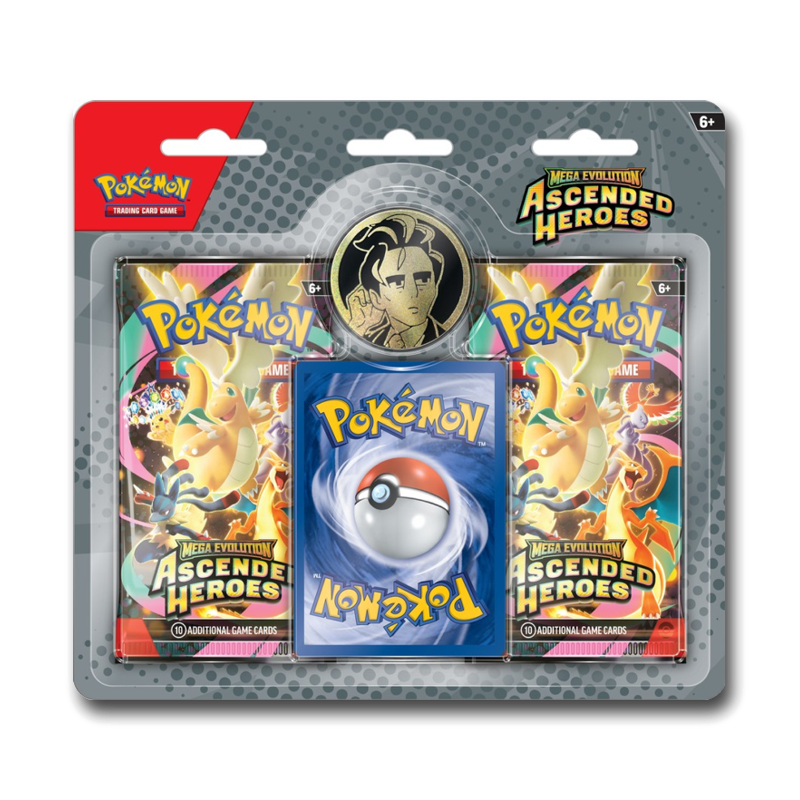Pokémon TCG: Mega Evolution - Ascended Heroes 2-Pack Blister (Styles May Vary)