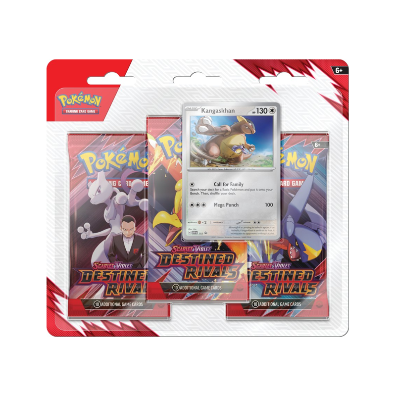 Pokémon TCG: Scarlet & Violet - Destined Rivals 3-Pack Blisters