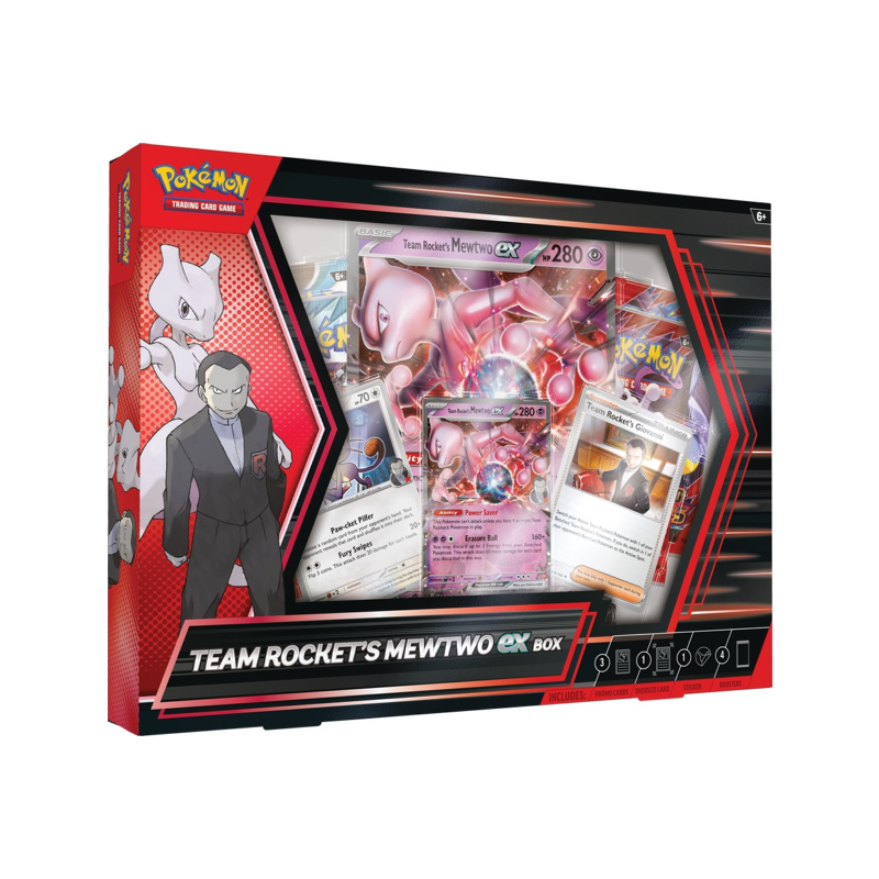 Pokémon TCG: Scarlet & Violet - Team Rocket's Mewtwo ex Box