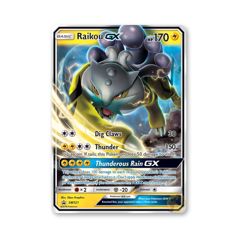 Raikou GX - SM121 (Sun & Moon Promo Cards)
