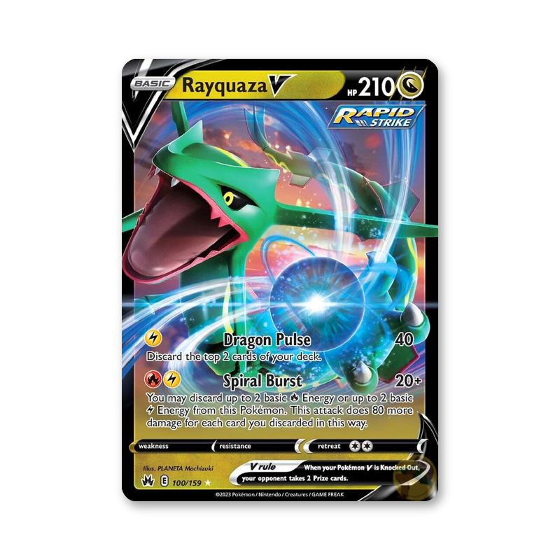 Rayquaza V - 100/159 (Crown Zenith)