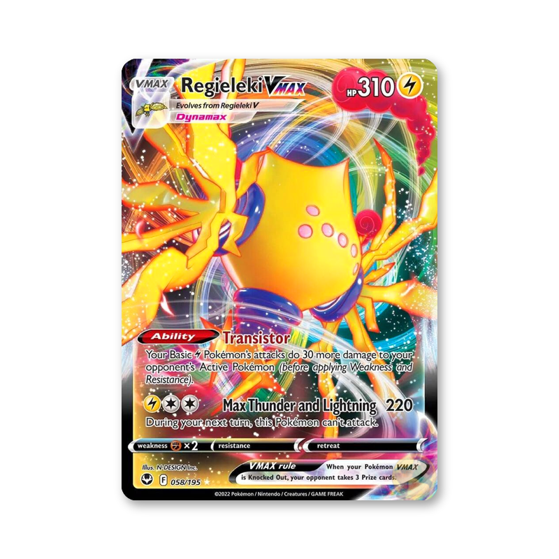 Regieleki VMAX - 058/195 (Silver Tempest)