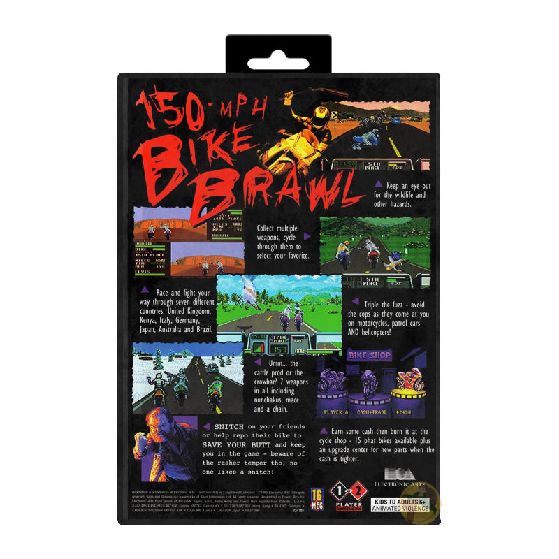 Road Rash 3 (Sega Genesis)