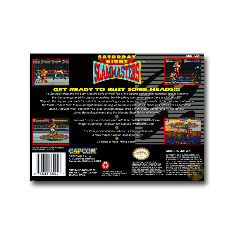 Saturday Night Slam Masters (Nintendo SNES)