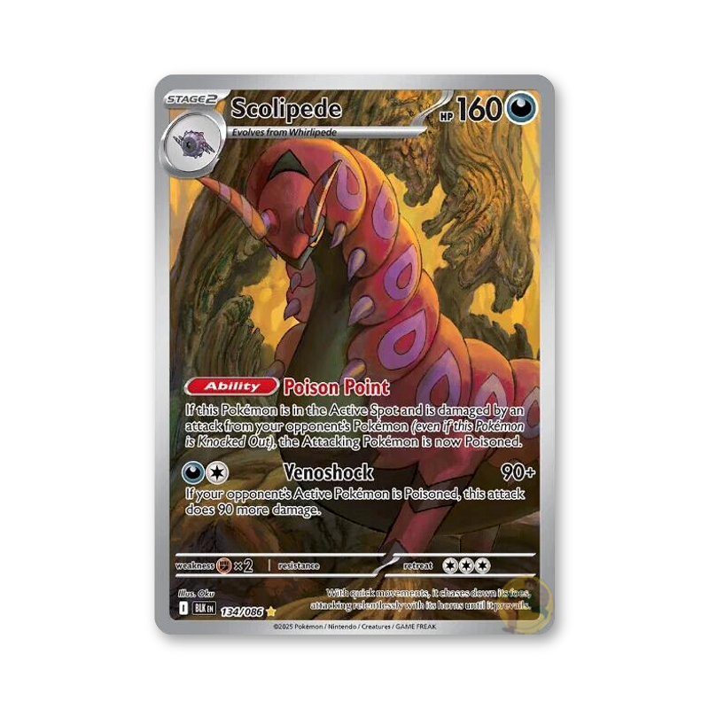 Scolipede - 134/086 (Black Bolt)